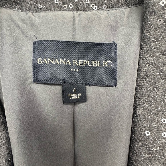Banana Republic Charcoal Sequin Jacket - Picture 5 of 6